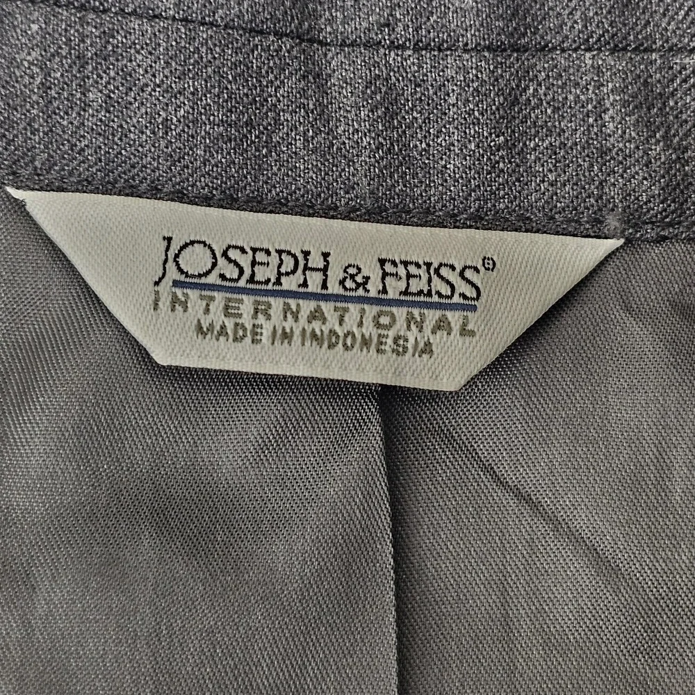 Joseph & Feiss Blazer Mens 46 Regular Wool‎ Two Button Sport Coat Notch Lapel